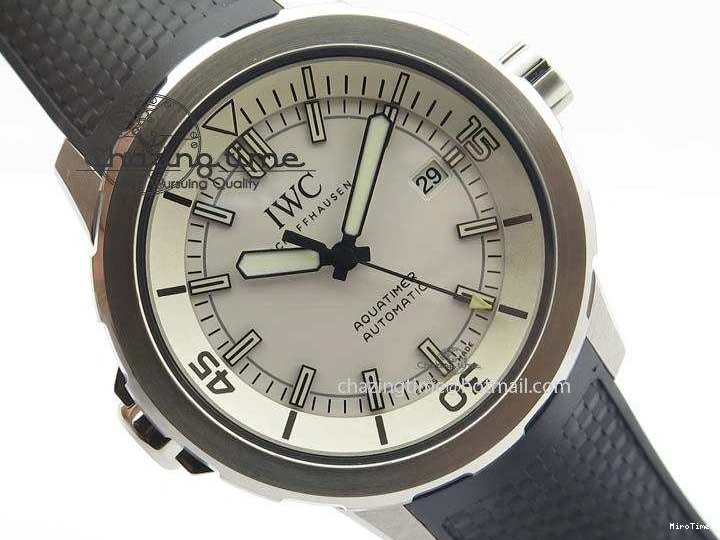 MIROTIME 1226 TechFriendly Aquatimer Automatic SS IW329003 V6F 1:1 Best Edition On Black Rubber Strap MIYOTA 7271